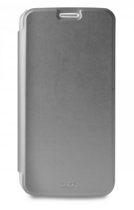 [14522] COVER GALAXY S6 EDGE FLIP+VANI CART SILVER