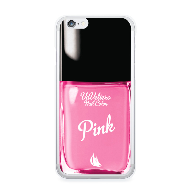 COVER IPHONE 6 SMALTO ROSA