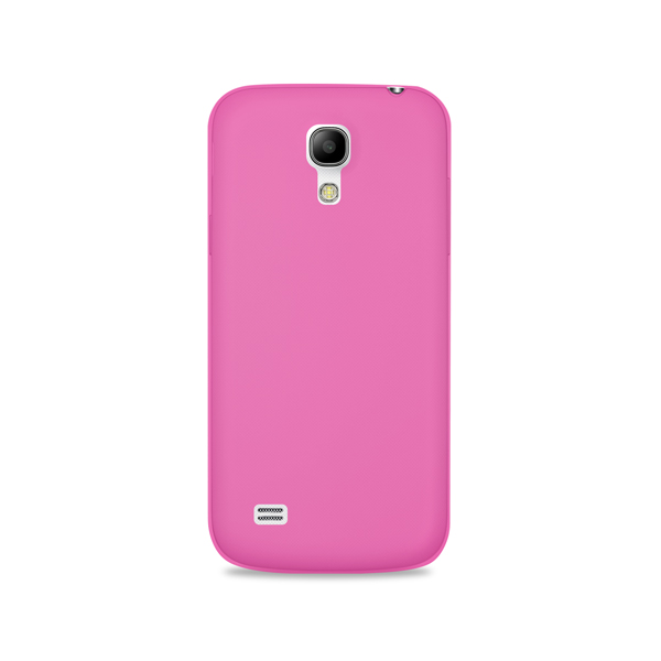 [14001] COVER SAMSUNG S4 MINI SLIM ROSA CON PELLICOLA PROTETTIVA