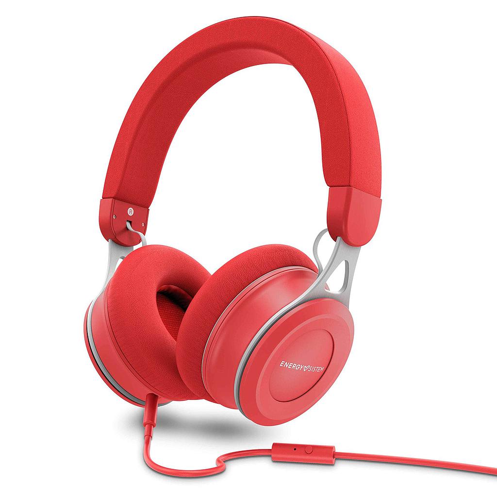 CUFFIA HEADPHONES URBAN 3 MIC RED