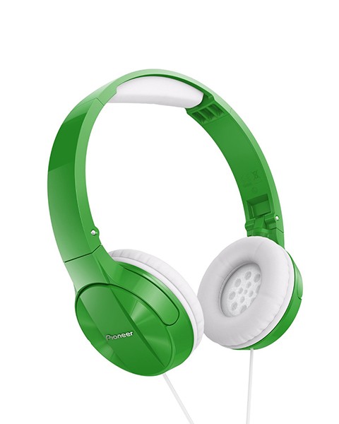 Cuffia Pioneer con archetto SE-MJ503 verde