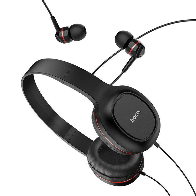 Cuffie con microfono Hoco - Red