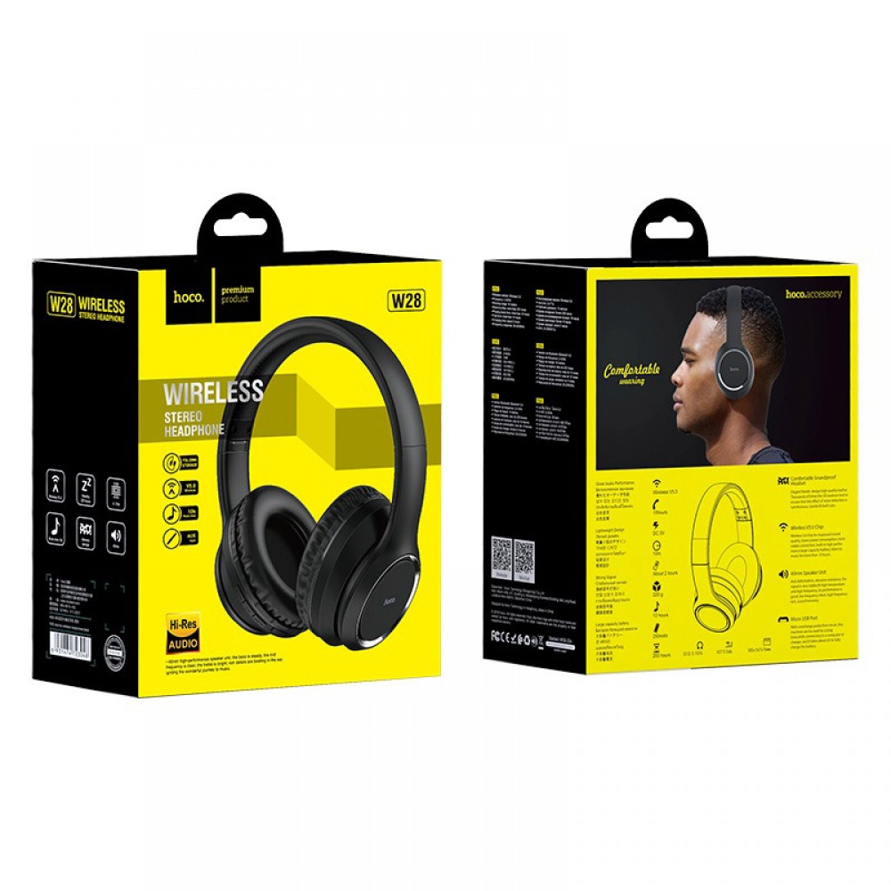 [HOCW28.BK] Cuffie Hoco W28 Bluetooth Black