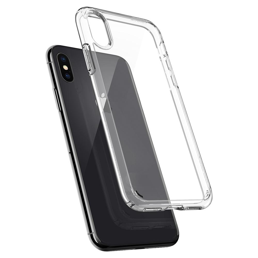 [DST-01000] Custodia Spigen Ultra Hybrid per Apple iPhone X/XS (Trasparente)