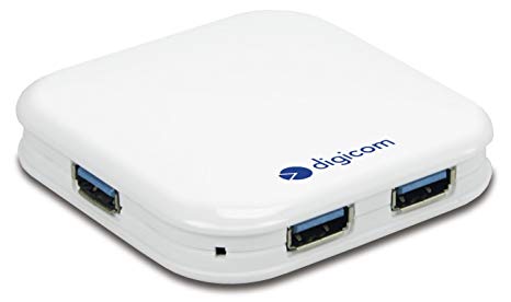 [8E4521] DIGICOM HUB 4 PORTE USB 3.0 CON ALIMENTATORE