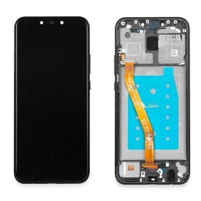 DISPLAY COMPATIBILE NERO HUAWEI MATE 20 LITE SNE-LX1 CON FRAME