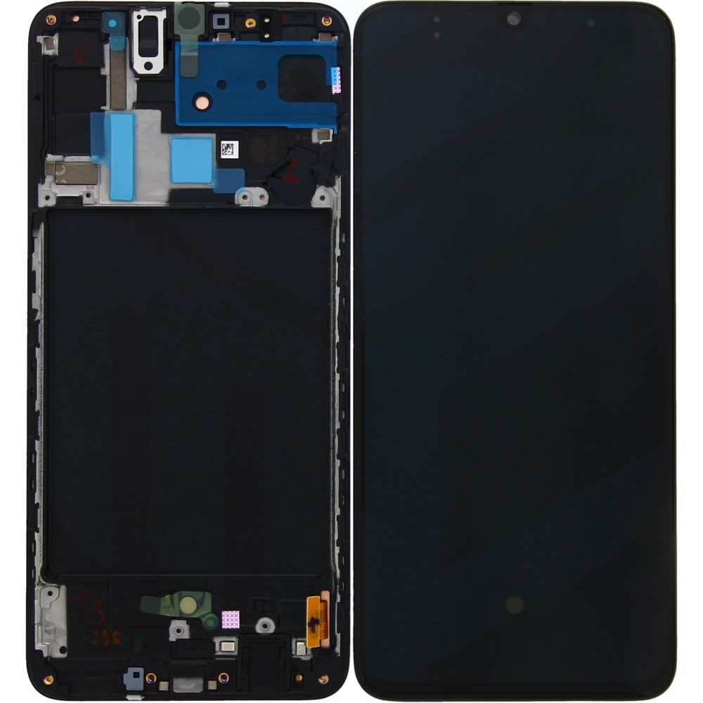 Display Lcd completo di touch screen e frame Compatibile per Samsung Galaxy A70 SM-A705F - Nero