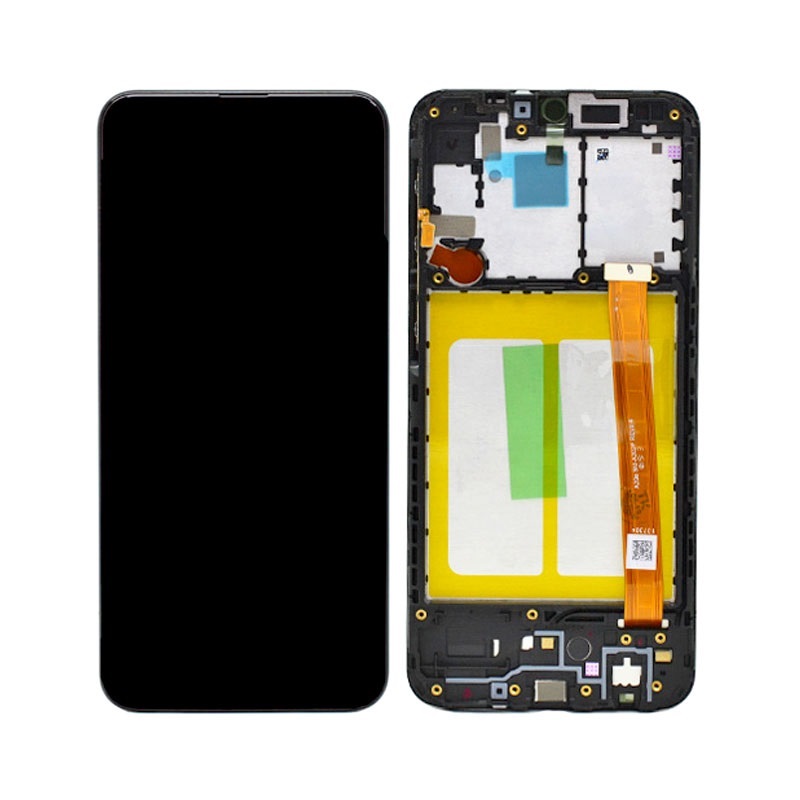 [GH82-20186A] Display Lcd completo di touch screen e frame Originale per Samsung Galaxy A20E SM-A202F - Nero