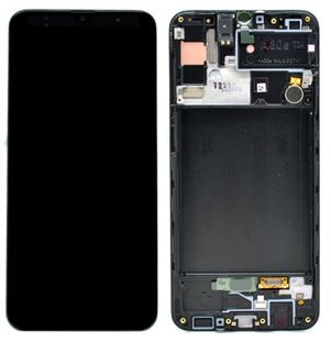 Display Lcd completo di touch screen Originale per Samsung Galaxy A30S SM-A307 GH82-21329A - Nero