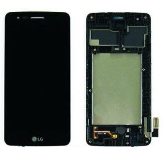 [DST-00371] Display Lcd + Cover + Touch Screen + Frame per LG K8 2017 M200N - Nero
