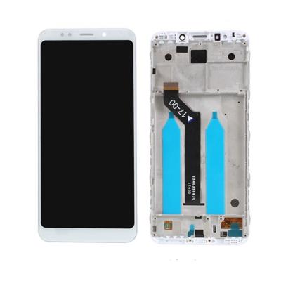 DISPLAY LCD + TOUCH SCREEN CON FRAME PER XIAOMI REDMI 5 PLUS NOTE 5 BIANCO