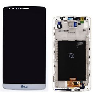 [DST-00318] Display Lcd + Touch Screen + Frame per LG G3 D850 - Bianco