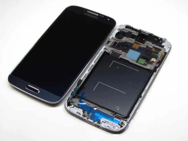 [lcd-i9505] DISPLAY SAMSUNG I9505 GALAXY S4 BLU SCURO, COMPLETO DI VETRO TOUCH SCREEN ORIGINALE