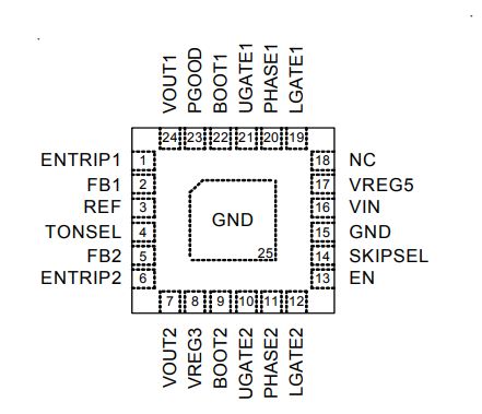 EM EH RT8205 Integrato QFN-24 Main Power Supply Controllers
