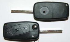 Fiat guscio colore nero completo 3 tasti con cassetto porta batteria posteriore