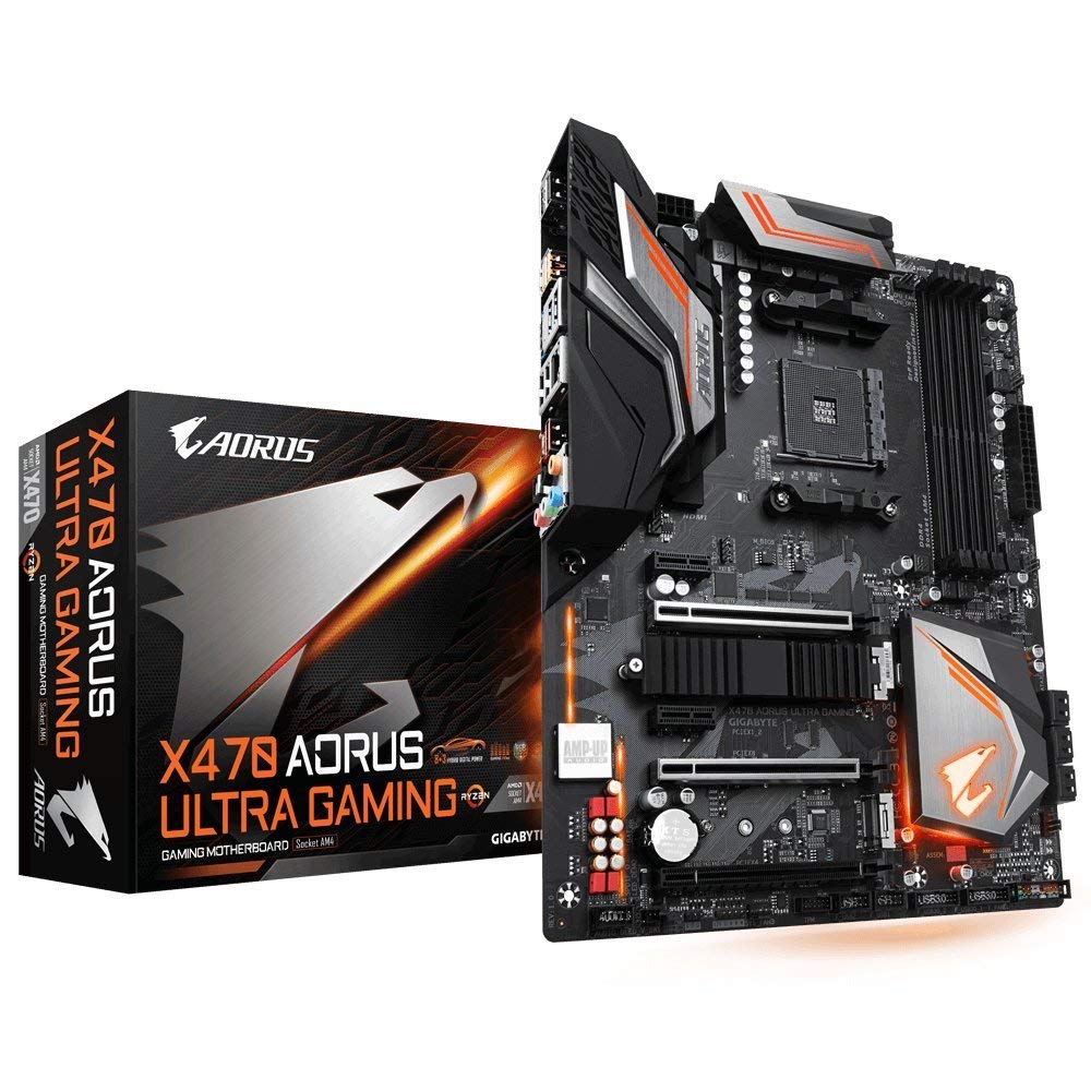 Gigabyte X470 Aorus Ultra Gaming Scheda Madre ATX, Nero