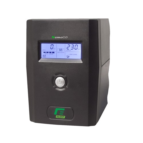 [NEMO2.0-65] GRUPPO DI CONTINUITA' UPS ELSIST NEMO2.0 65 - 650VA LCD STABILIZZATORE