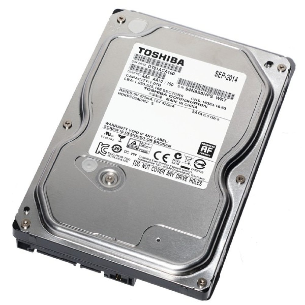 Hdd interno 1TB 3,5" Toshiba DT01ACA100