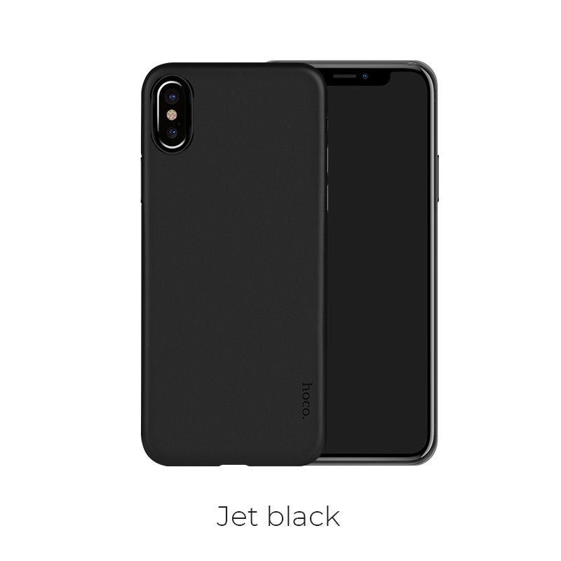 HOCO cover case for iPhoneXS - Jet Black - THI.XS.BK