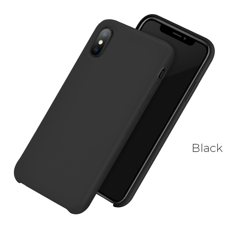 HOCO Pure series cover protettiva per iphone X - Nera
