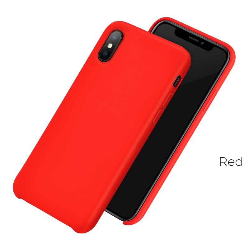 HOCO Pure series cover protettiva per iphone X - Rossa