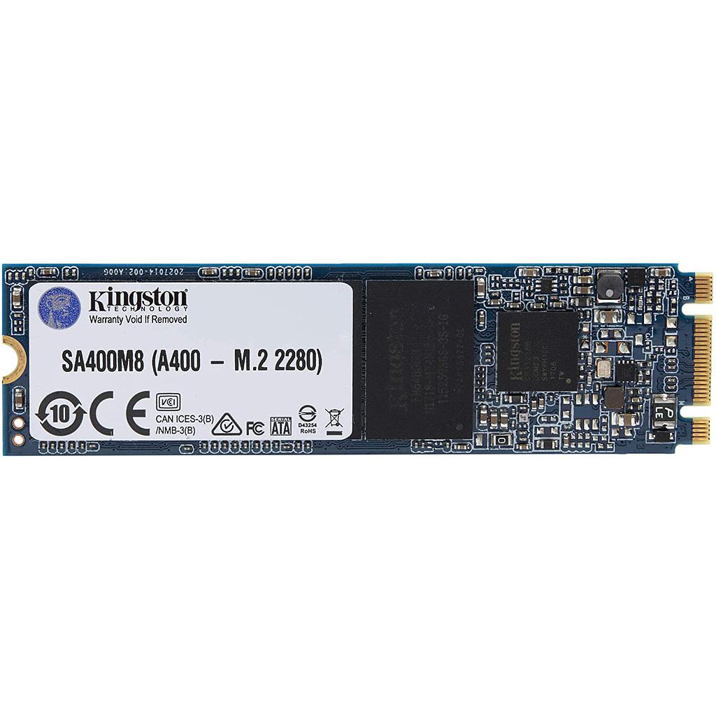 [SA400M8/480G] Kingston A400 SSD SA400M8/480G Unità a Stato Solido Interne M.2 2280, 480 GB