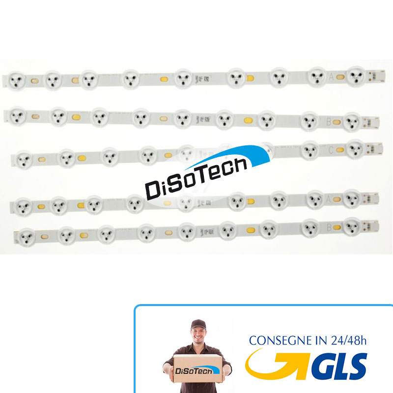 [23283022] KIT 5 BARRE LED BACKLIGHT 39" DL 0.36A U3-R6.5 VESTEL NEO