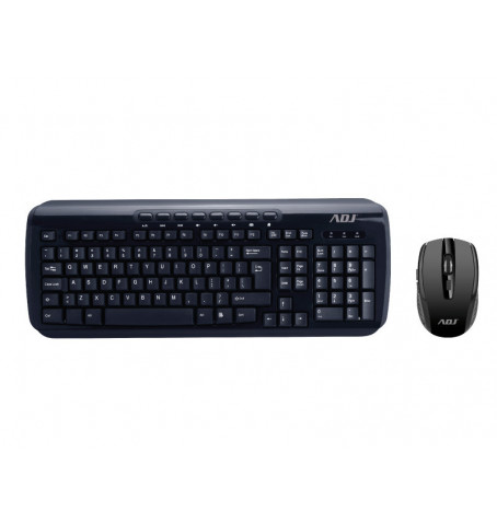 [520-00018] Kit ADJ shine Tastiera e mouse wireless - Nero