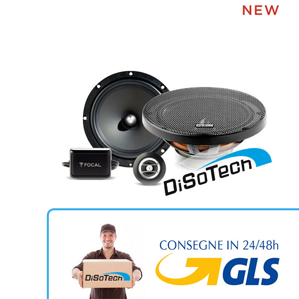 Kit Altoparlanti Focal 160mm 60 Watts RMS  2 vie separate con crossover RSE-165