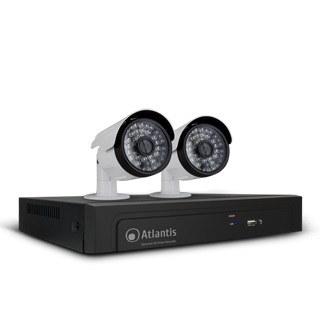 [14725] KIT DVR 8 CANALI + 2 TELECAMERE IP