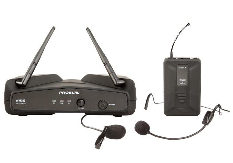 Kit Radiomicrofoni Wireless Proel con 2 Archetti e 1 Ricevitore