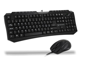 KIT TASTIERA USB CON  MOUSE OTTICO USB