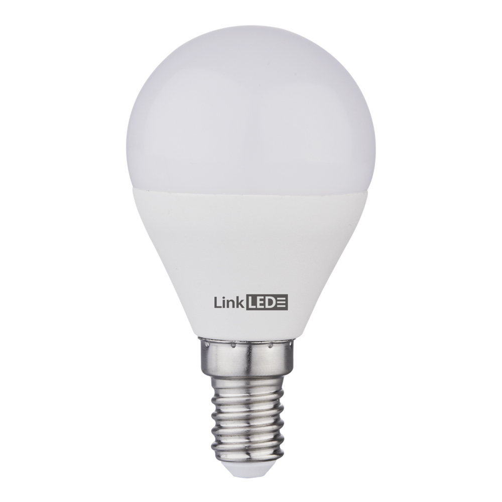 [200003] Lampada led a Sfera Opale E14 220V 4W 6000K Bianco Freddo