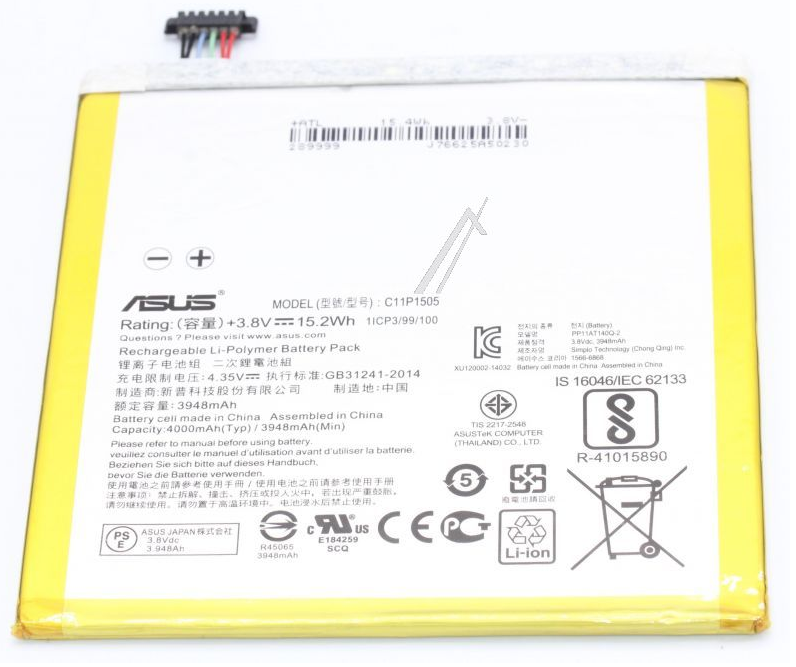 BATTERIA ORIGINALE ASUS C11P1505 C11Pn93 ZenPad 8.0 Z380KL P024 Z380C P022 Z380CX