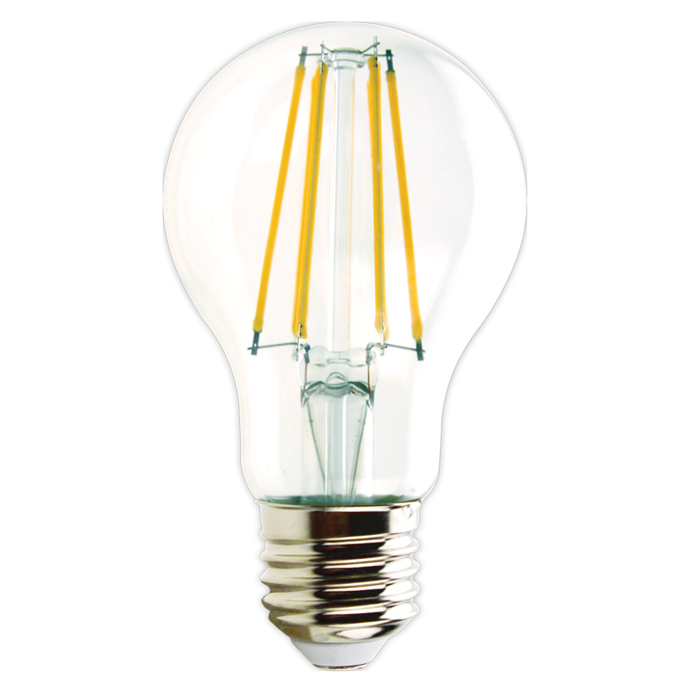 Lampada led Filo a Goccia Chiara E27 220V 8W 6000K Bianco Freddo