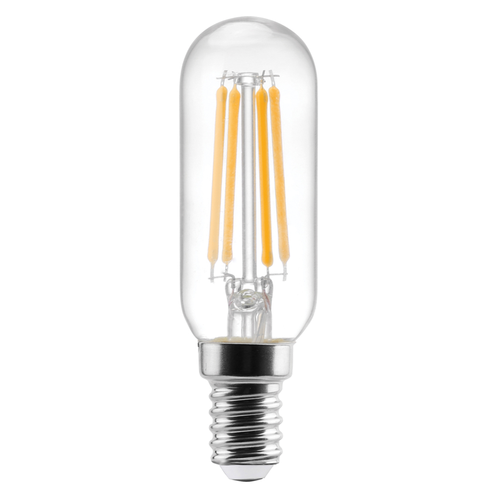 Lampada led Filo Tubolare Chiara E14 220V 4W 6000K Bianco Freddo