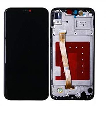 [DST-02313] Lcd con frame Compatibile per Huawei P20 Lite Nero ANE-LX1, ANE-L21