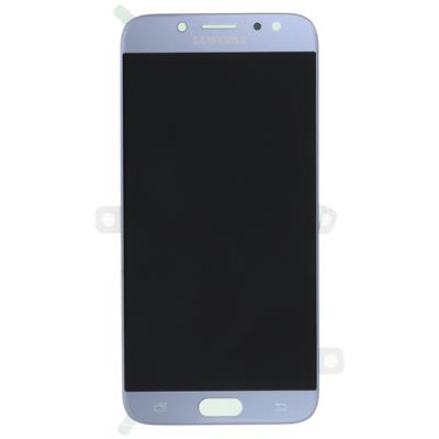 LCD + TOUCH FULLSET GALAXY J7 (J730) 2017 DUOS, BLU SILBER