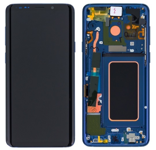 LCD + TOUCH ORIGINALE PER GALAXY S9 SM-G960F NERO