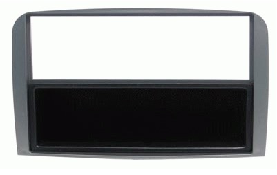 Mascherina con foro ISO/Doppio Iso/Doppio DIN colore antracite Alfa 147-GT Phonocar