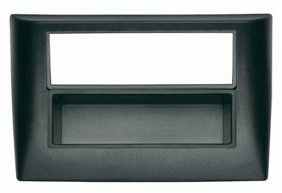 Mascherina con foro ISO/Doppio Iso/Doppio DIN colore antracite Fiat Stilo Phonocar