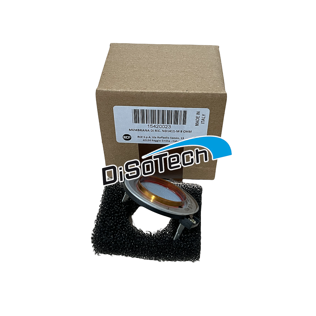[15420023] Membrana Tweeter RCF Originale ART315A 312A MKIII CD250-M 8 ohm ND1411 CD1411
