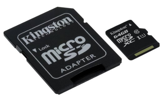 MICRO SD 64GB C10 CON VELOCITA'' DI TRASFERIMENTO 45MB/S KINGSTON