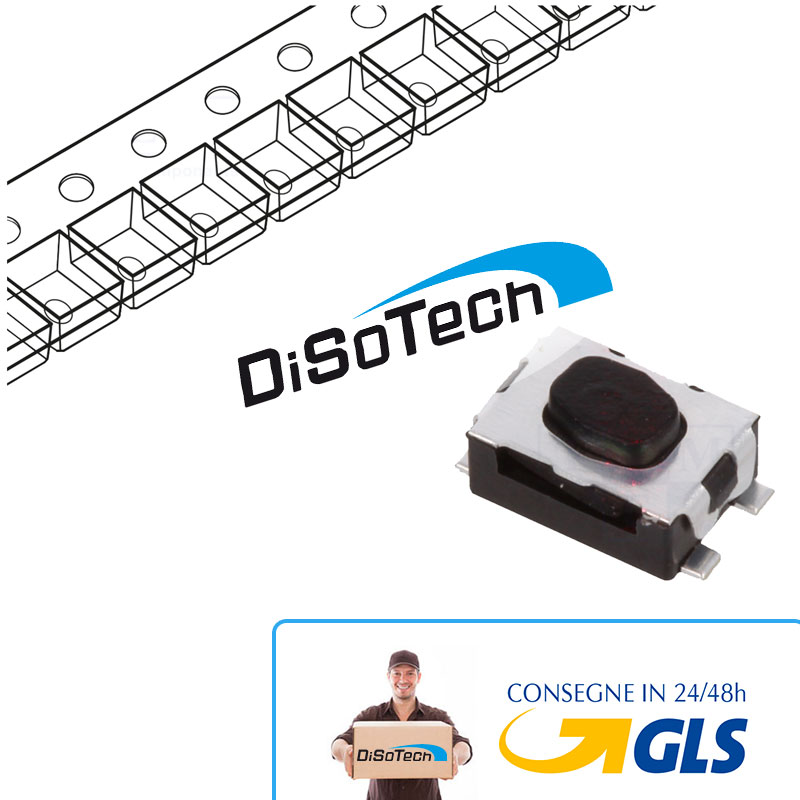 [DST-00244] Microswitch pulsante interruttore per telecomandi auto 4.2x2.8x1.4mm SPST-NO
