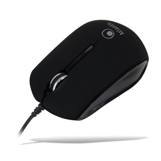 Mini Mouse Ottico Atlantis con Cavo Usb - Nero