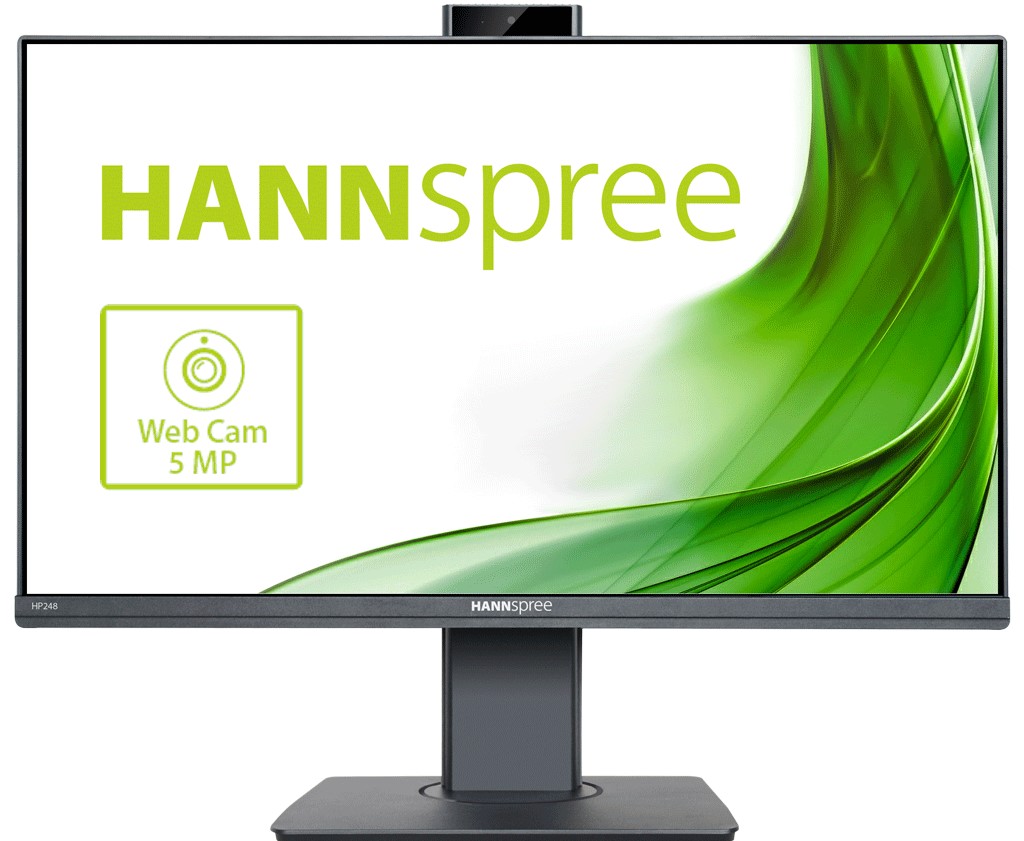 MONITOR HANNSPREE LED 23.8'' HP248WJB CON WEBCAM