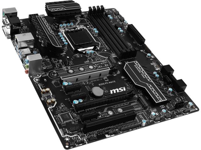 [B250 PC MATE] MSI MB B250 PC MATE LGA1151 4*DDR4 2*PCI-E PCI 6*SATA3 2*USB3.1