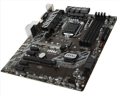 MSI MB B360-A PRO ATX LGA1151 8TH GEN DDR4 PCI-EX1/16 M.2 SATA3 USB3.1 PRO SERIES