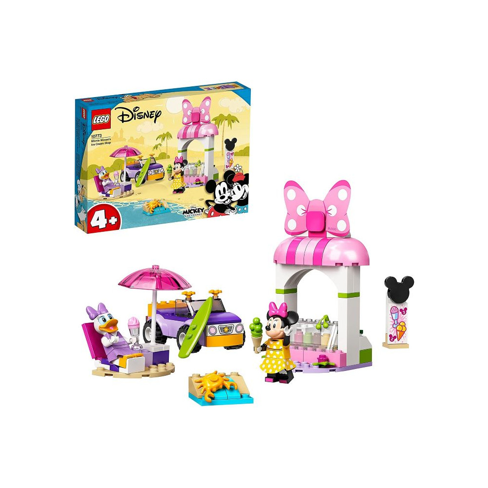 Disney Mickey and Friends La Gelateria di Minnie Macchina e 2 Minifigure