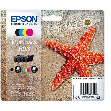 [MULTIPACK603] MULTIPACK EPSON  4 COLORI 603